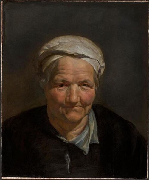 Head of an Old Woman, 1615, Peter Paul Rubens
