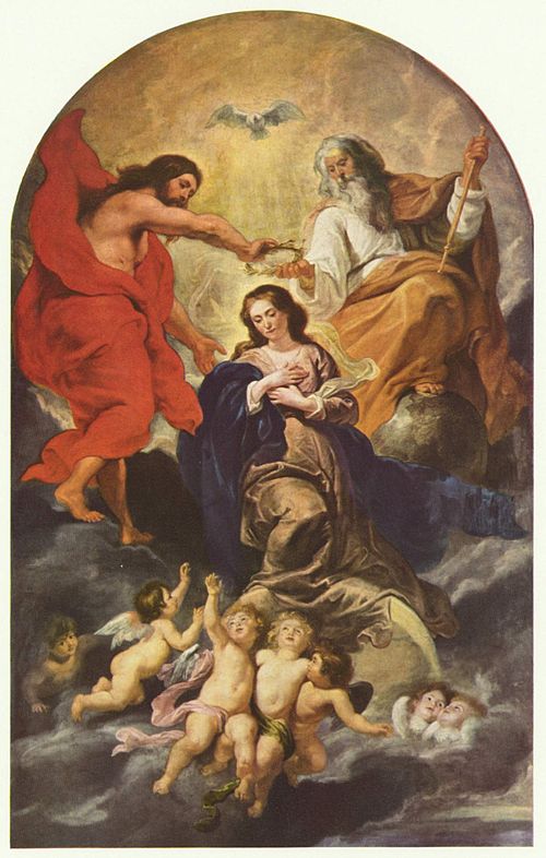 Le couronnement de la Vierge, 1625, Pierre Paul Rubens