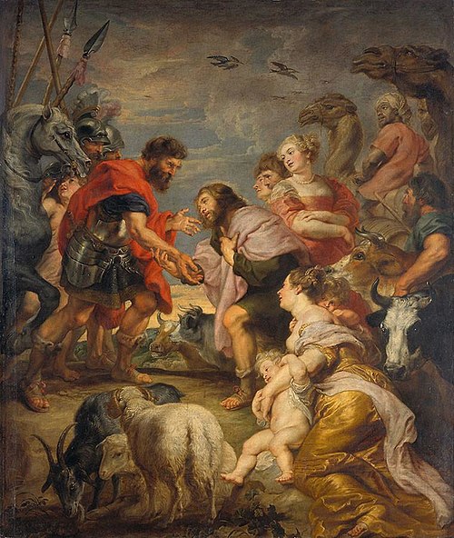 La Réconciliation d'Ésaü et Jacob, 1626, Pierre Paul Rubens