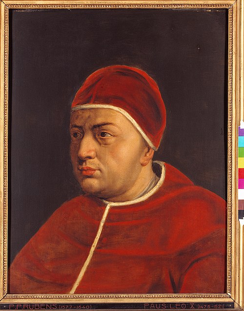 Portrait du pape Léon X, 1614, Pierre Paul Rubens
