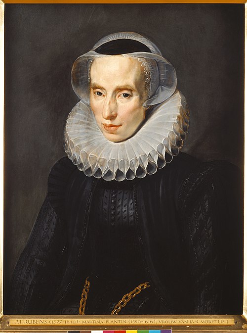 Portrait de Martina Plantin, 1633, Pierre Paul Rubens
