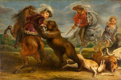 The Bear Hunt, 1640, Pierre Paul Rubens