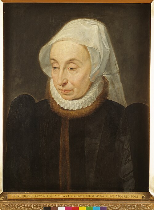 Portrait d'Adriana Gras, 1633, Pierre Paul Rubens