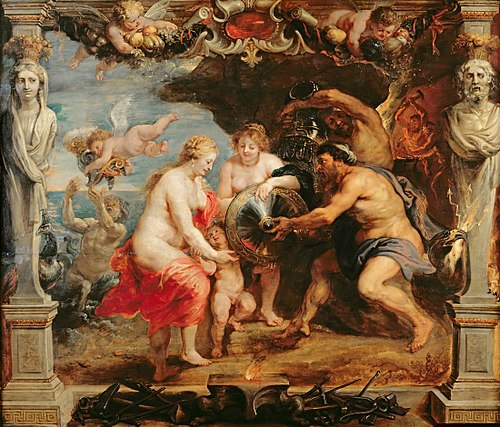 Thetis receiving armour for Achilles from Hephaestus, 1630-1635, 1630, Peter Paul Rubens