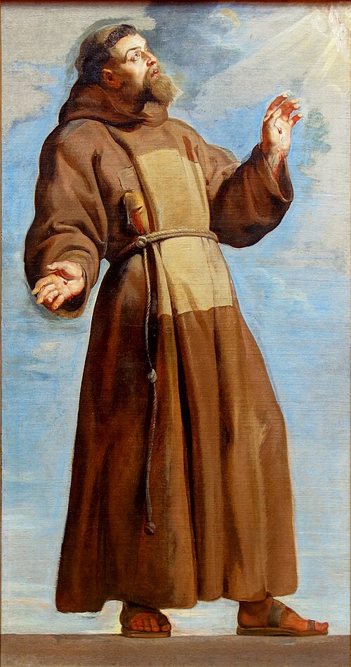 Saint François en extase, 1700, Pierre Paul Rubens