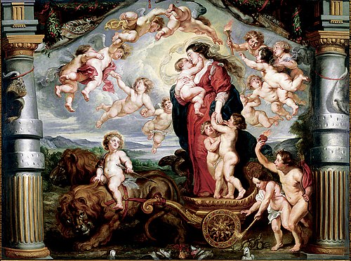 The Triumph of Divine Love, 1625, Pierre Paul Rubens