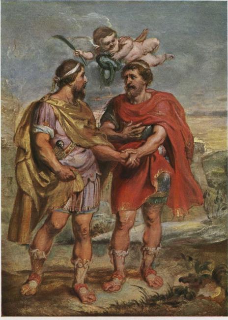 Romulus and Titus Tatius, 1630, Pierre Paul Rubens