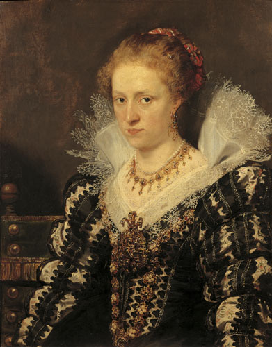 Portrait de Jacqueline van Caestre, épouse de Jean Charles de Cordes, 1618, Pierre Paul Rubens