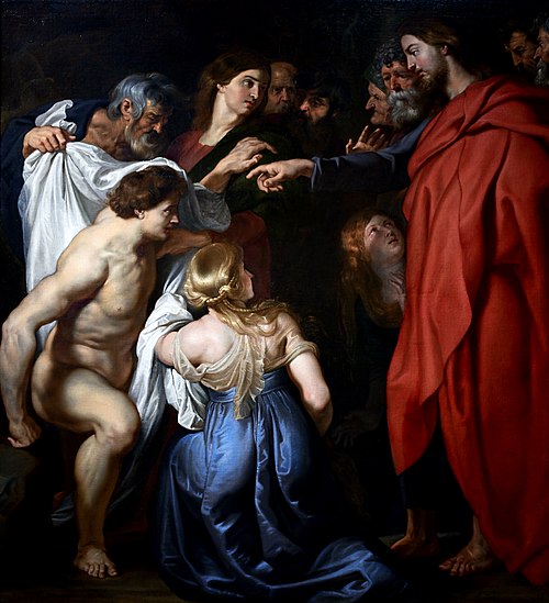 The raising of Lazarus, 1625, Pierre Paul Rubens