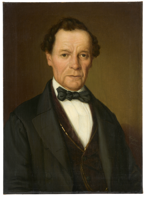 Bildnis Joseph Hugel aus Bonndorf, 1870, Ignaz Weisser