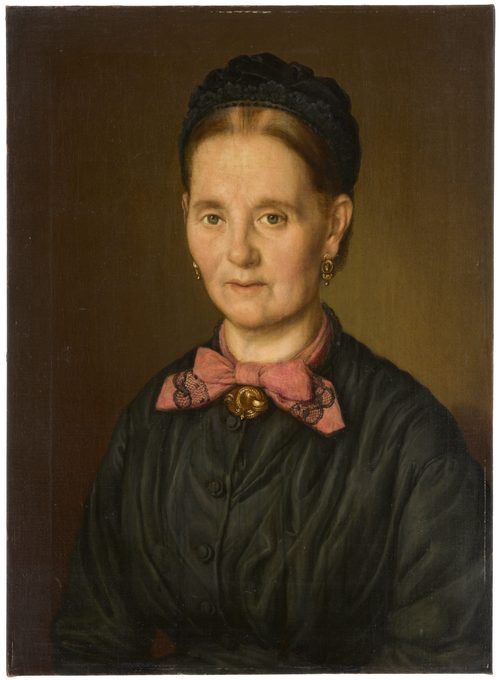 Bildnis Creszenz Hugel, geb. Schäfer, 1870, Ignaz Weisser