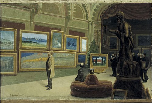 Blanchs konstsalong, 1895, Gustaf Carleman