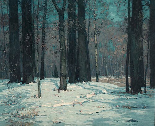 Woods in Winter, 1912, John Fabian Carlson