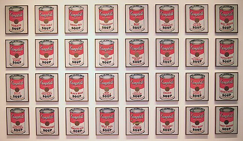 Campbell's Soup Cans, 1962, Andy Warhol