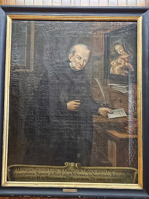 Retrato do Padre Domingos Pereira, 1800, Portuguese painter