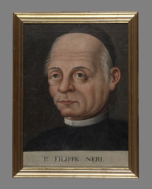 Padre Filipe Neri, 1725, Portuguese painter