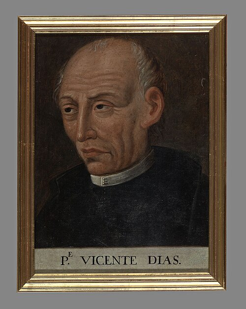 Padre Vicente Dias, 1725, Portuguese painter