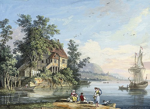 Rouen d’apres nature, 1768, Jacob Philipp Hackert