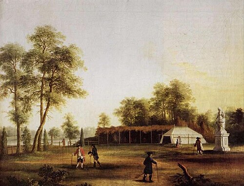 Die Zelte im Tiergarten, 1761, Jacob Philipp Hackert