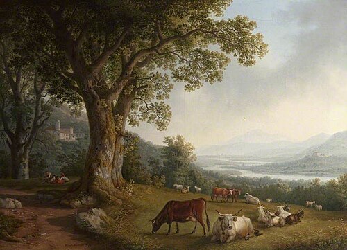 Landscape with Cattle and Goats, 1799, Jacob Philipp Hackert