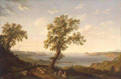 View of the Bay of Baja, 1785, Jacob Philipp Hackert