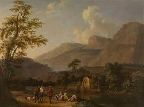 Landscape in Switzerland, , Jacob Philipp Hackert