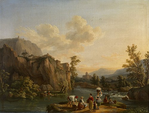 Landscape in Switzerland, 1769, Jacob Philipp Hackert