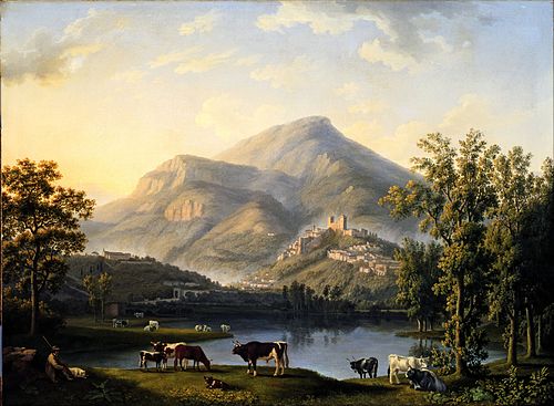 Veduta d’Itri (Landscape with a View of Itri), 1788, Jacob Philipp Hackert