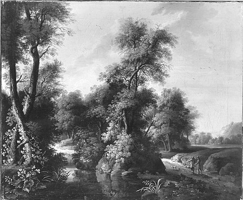 Waldlandschaft, 1766, Jacob Philipp Hackert