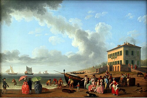 Casino Borghese in Practica, 1780, Jacob Philipp Hackert