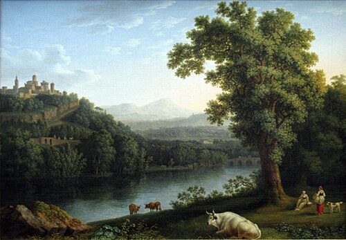 River Landscape, 1805, Jacob Philipp Hackert
