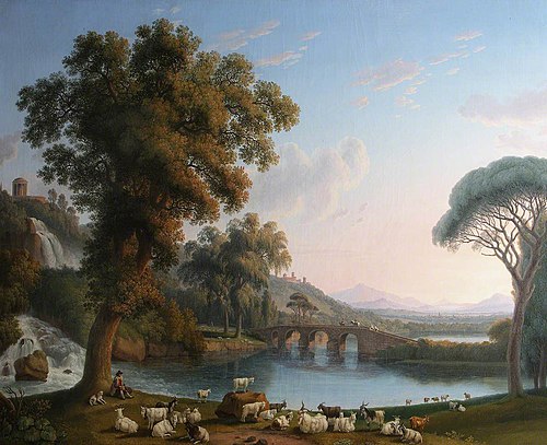 Imaginary River Landscape, 1795, Jacob Philipp Hackert