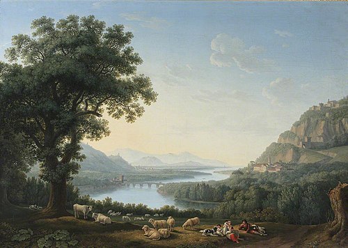 Imaginary Landscape with the River Volturno, 1797, Jacob Philipp Hackert