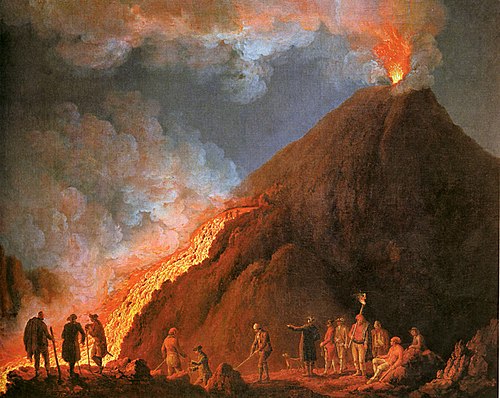 Éruption du Vésuve en 1774, 1774, Jacob Philipp Hackert