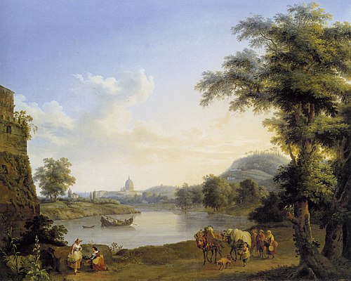 View of Saint Peter’s in Rome, 1774, Jacob Philipp Hackert