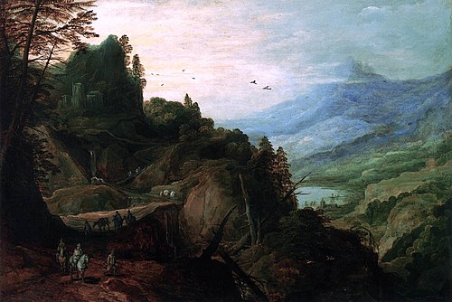 Landscape with a Mountain Pass, 1620, Joos de Momper