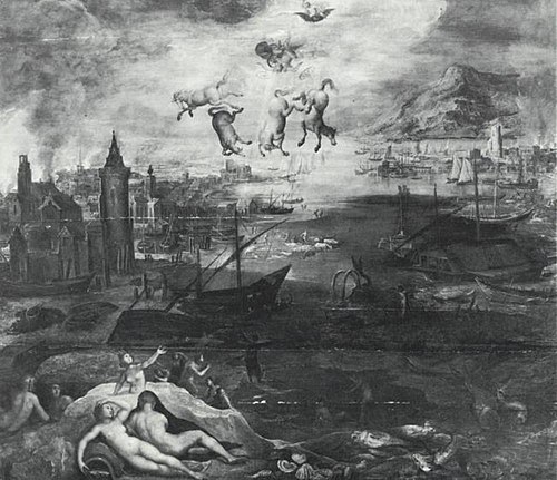 Landscape with the Fall of Phaeton, 1607, Joos de Momper