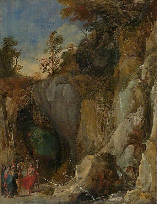 Rocky Landscape with Saint John the Baptist, , Joos de Momper
