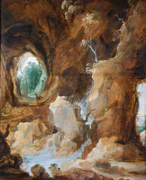 A Grotto Landscape, , Joos de Momper