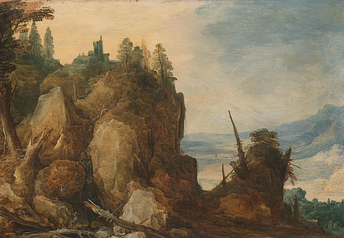 Paysage de montagne, 1612, Joos de Momper