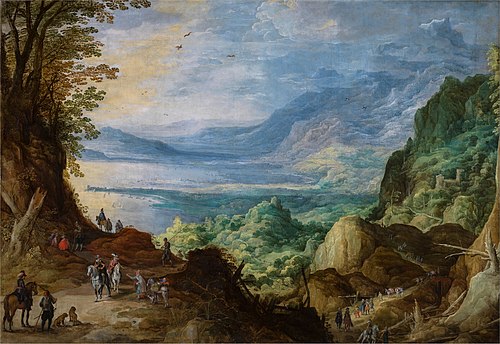 Landscape of the Ocean and the Sea, 1623, Joos de Momper