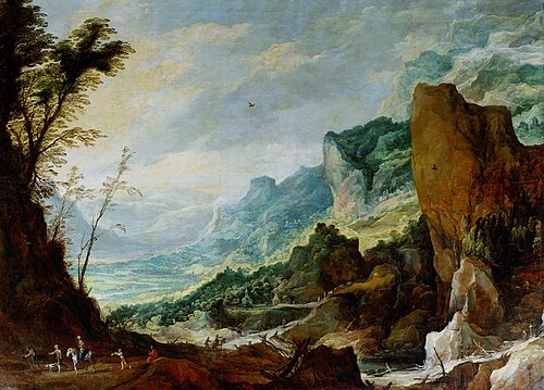 Mountain Landscape, 1625, Joos de Momper