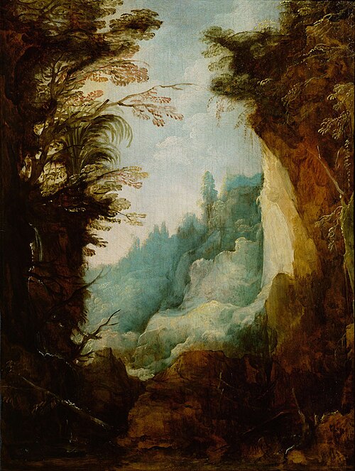 Waldige Felsschlucht, 1630, Joos de Momper