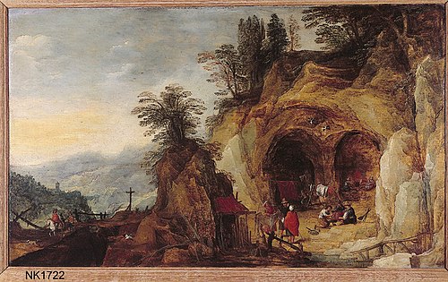 mountain landscape, 1589, Joos de Momper