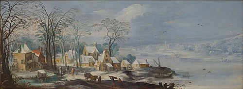 Paysage d'hiver, 1611, Joos de Momper
