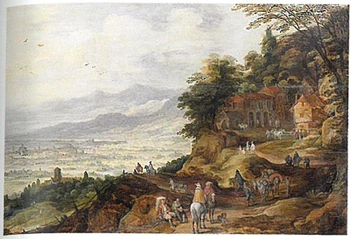 Town in a vally, 1599, Joos de Momper