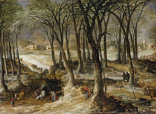 Winter landscape, 1628, Joos de Momper