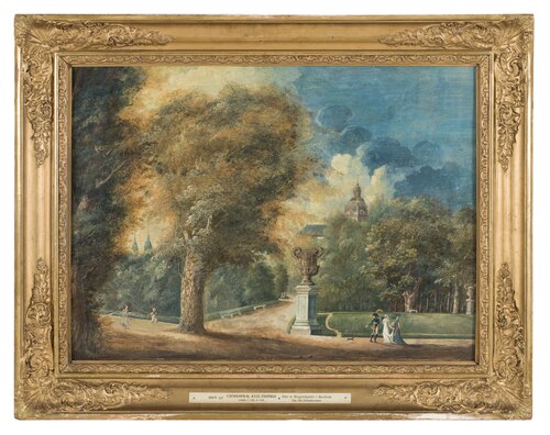 A View of Kungsträdgården, Stockholm, 1805, Axel Fredrik Cederholm