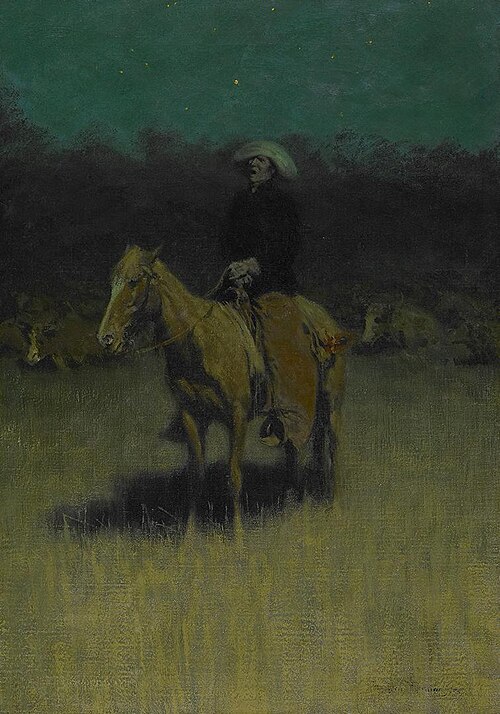 Cowpuncher's Lullaby, 1906, Frederic Remington