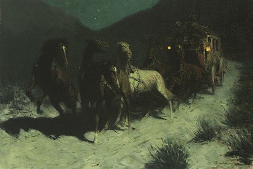 A Taint on the Wind, 1906, Frederic Remington